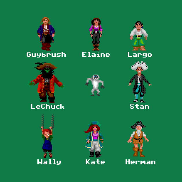 Monkey Island 2 Characters