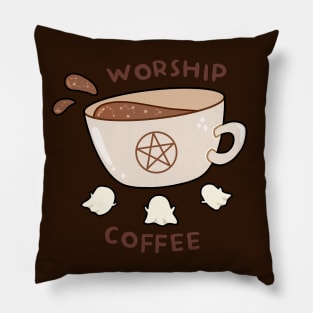 Worship coffee Pillow