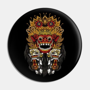 Bali Barong Mask Pin