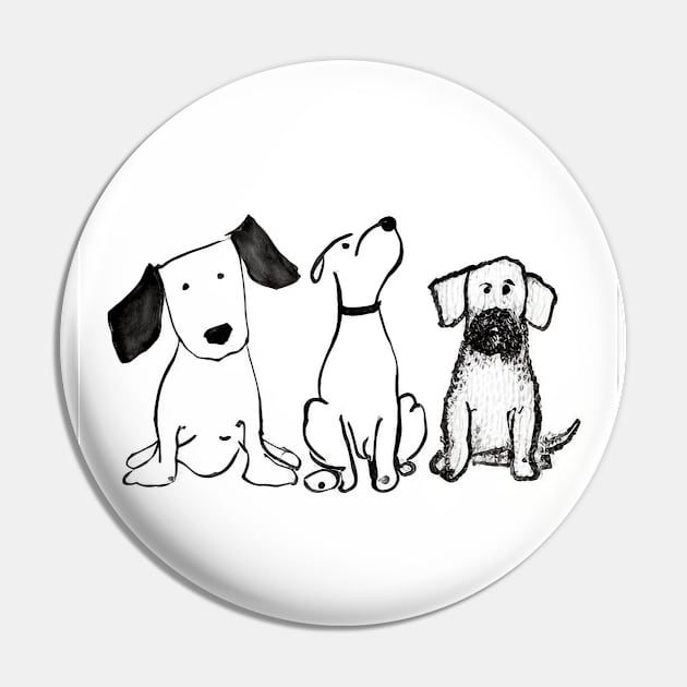 Dogs Kids drawing Pin by Buff Geeks Art