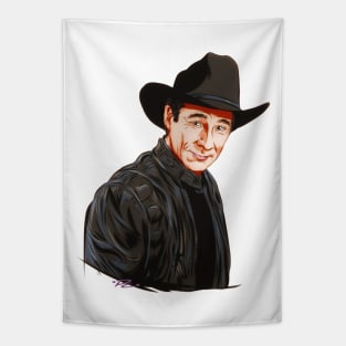 Clint Black - An illustration by Paul Cemmick Tapestry