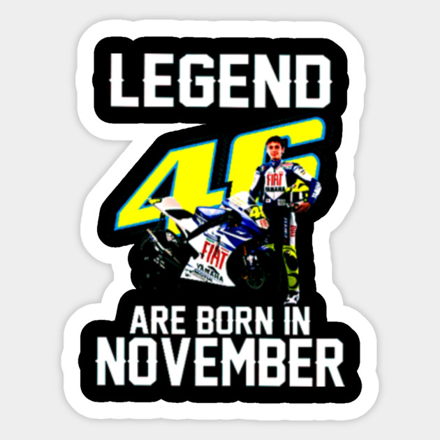 Legend 46 Are Born In November T Shirt Legend 46 Are Born In November Sticker Teepublic