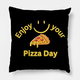 Happy Pizza day Pillow