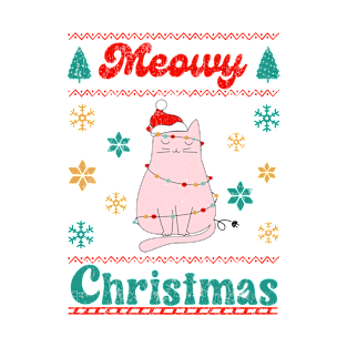 Meowy Christmas T-Shirt