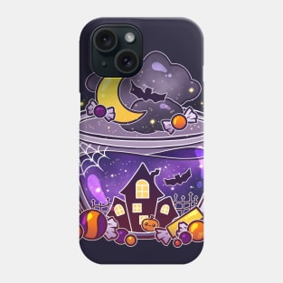 Haunted Halloween Tea Phone Case