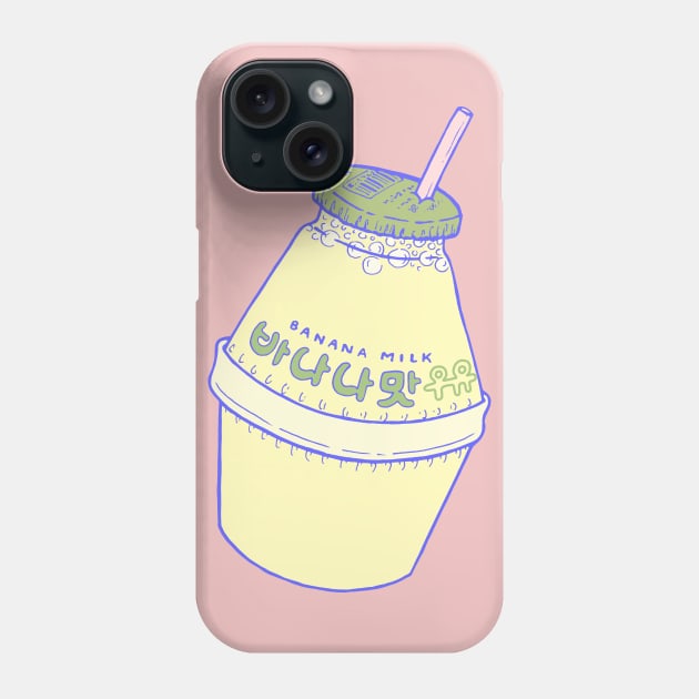 Banana Milk Phone Case by LauraOConnor