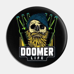 LIFE AS A DOOMER Pin