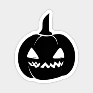 Happy Halloween funny pumpkin happy holidays illustration Magnet