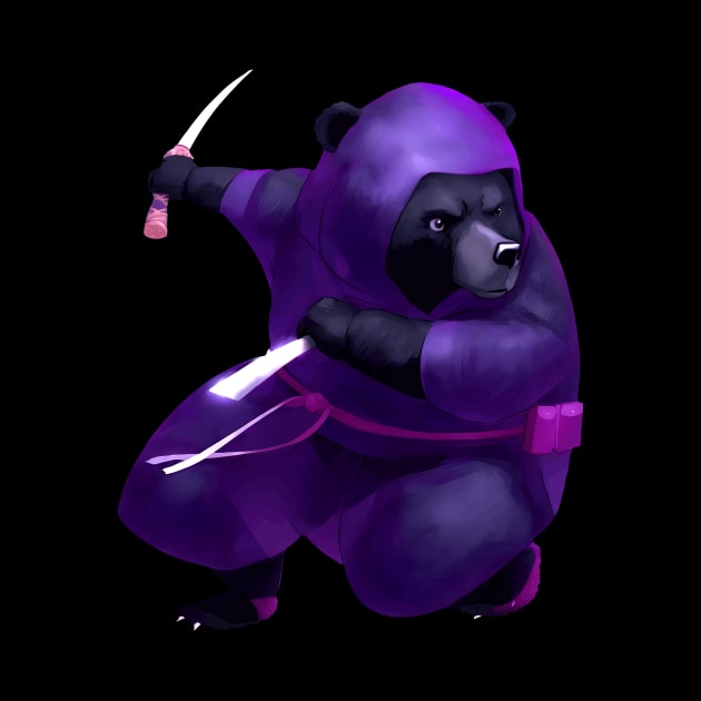 Ninja Bear by liquidruby