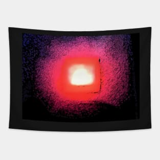 the Universes BIg Red Button Tapestry