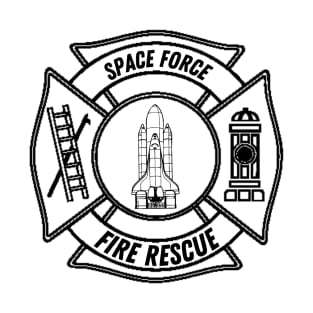 Space Force Fire Rescue T-Shirt