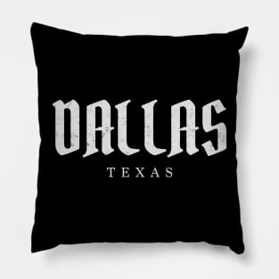 Dallas, Texas Pillow