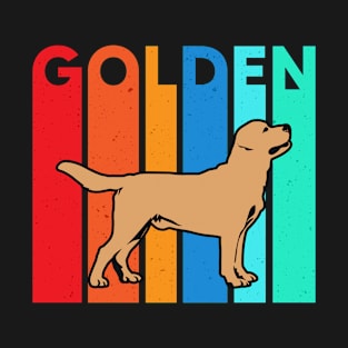 Life Is Golden Crazy Golden Retriever Dog T-Shirt