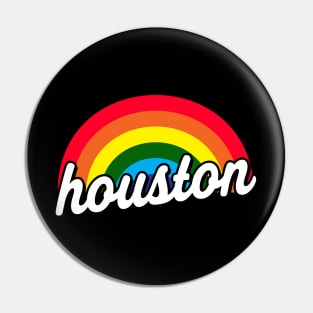 Houston Gay Pride Rainbow LGBT Flag Pin