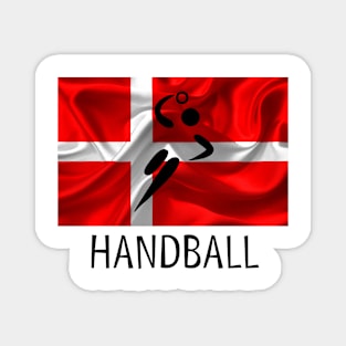 European Team Handball Basic Sport Design Denmark Magnet