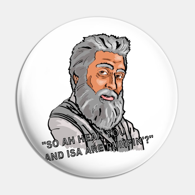 Naveed Still Game Pin by BarnesComicArt