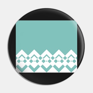 Abstract geometric pattern - blue and white. Pin