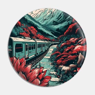 Beautiful Railway in Japan Pin