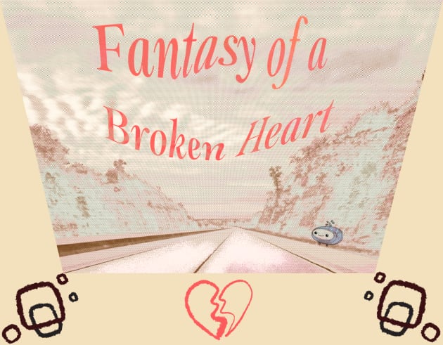 FANTASY OF A BROKEN HEART Kids T-Shirt by Noah Monroe