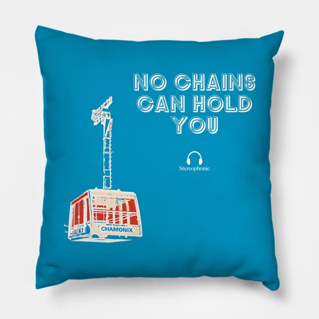 Stereophonic - No Chains Cut-Out Pillow by stereophonic