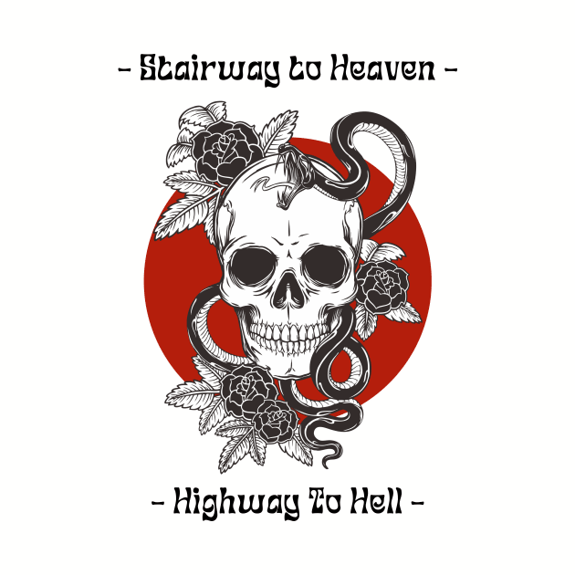 Heaven or Hell – Skull Embracing the Chaos by Positive Lifestyle Online