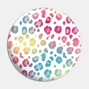 Bright, colorful Leopard Print Pin