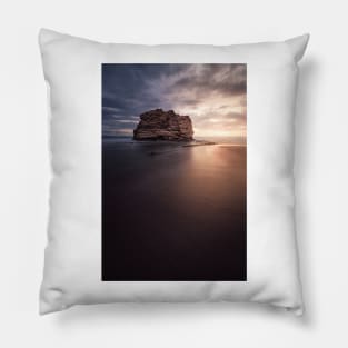 Big rock beach sunset Pillow