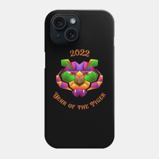 Colourful Abstract Year of the Tiger 2022 Phone Case