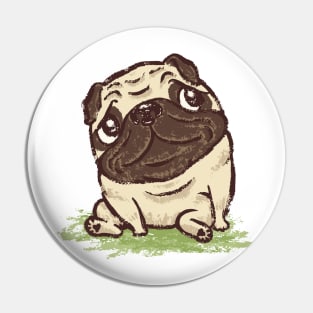 Pug dog Pin