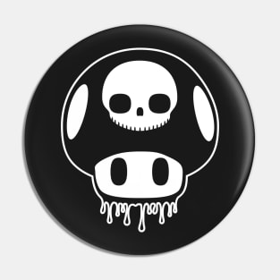 Skull Mushroom Pin