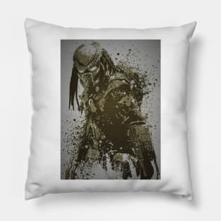 splatter predator Pillow