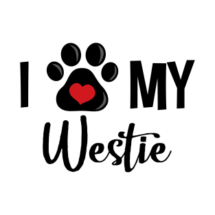 I Love My Westie T-Shirt