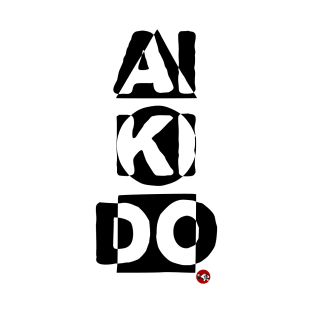 Aikido Shapes - Black T-Shirt