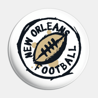 New Orleans Football 01 Pin