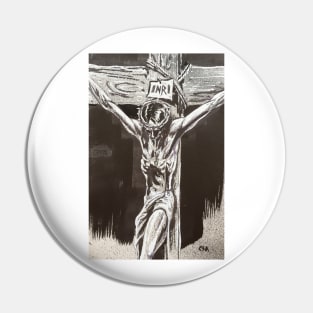 JESUS ON THE CROSS Pin