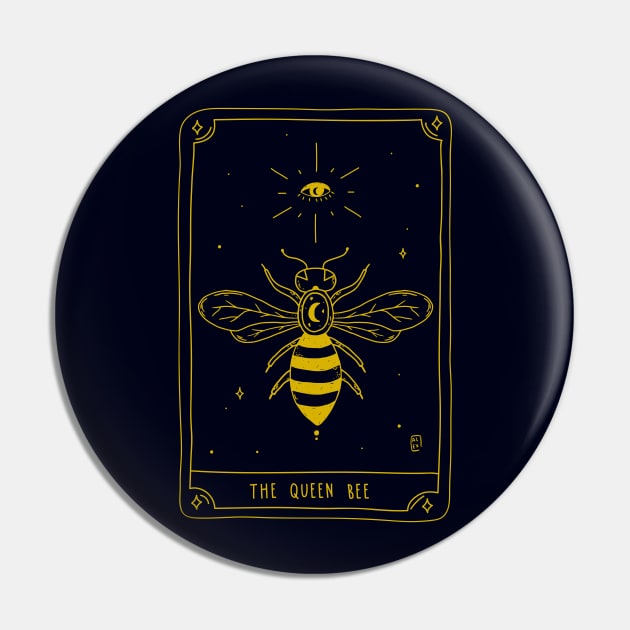 The Queen Bee | Tarot Series Pin by Purple Panda