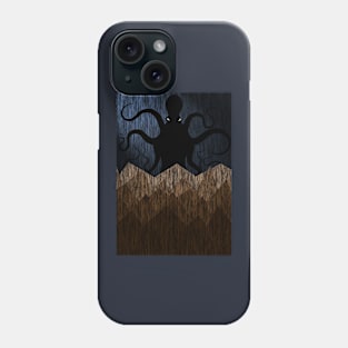 Cthulhu's mountains of madness - blue Phone Case