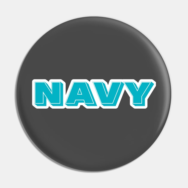 Navy T-Shirt Pin by Fath