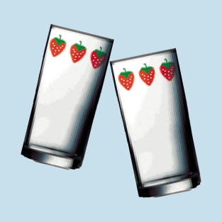 Nana strawberry glasses - Pixel Art #003 T-Shirt