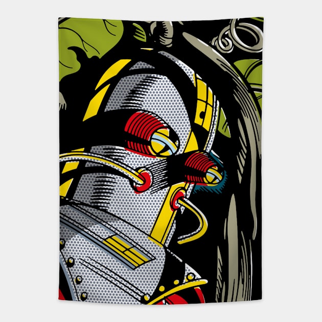 Captain Flight 11 Tapestry by Vintage Comics