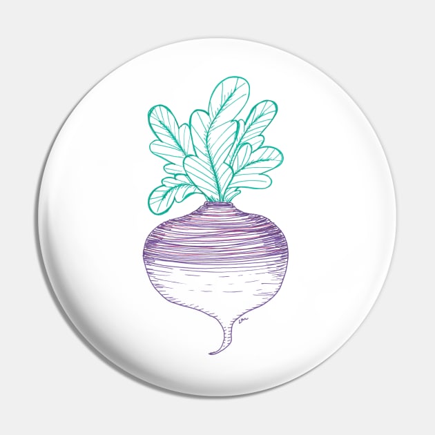 Radish Pin by LauraKatMax