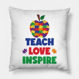 Autism Teacher Autism Awareness Gift for Birthday, Mother's Day, Thanksgiving, Christmas Pillow