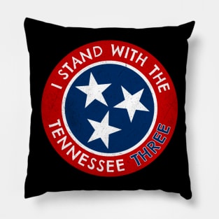 I Stand With The Tennessee Three Vintage Pillow