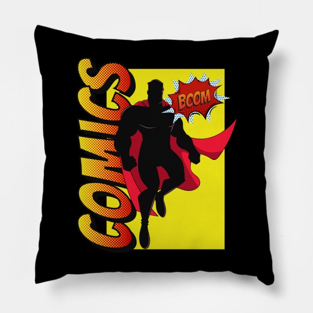 Comics Pillow by Sashmika Prabhashwara