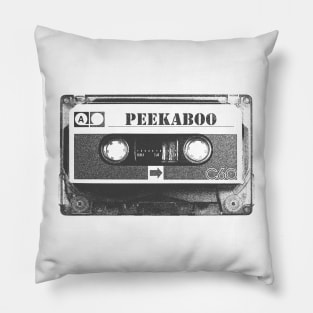 Peekaboo / Old Cassette Pencil Style Pillow