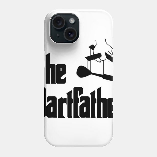 The Dartfather Dartsfather Darts PLayer Club Team Funny Pub Gift Phone Case by MrTeee