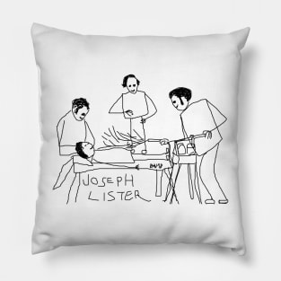 Joseph Lister by BN18 Pillow