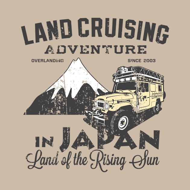 Landcruising Adventure in Japan - Straight font edition by landcruising