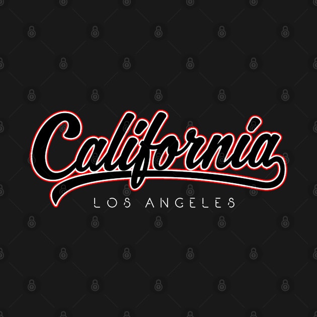 Los Angeles ~ California Retro Typography by EddieBalevo