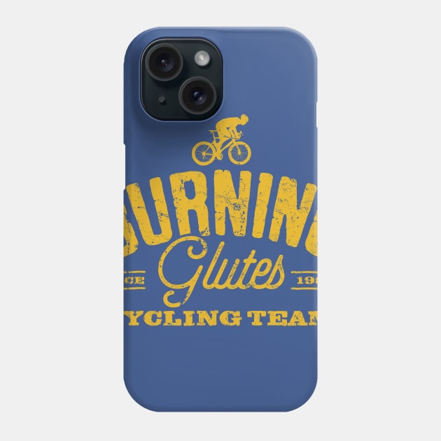 Burning Glutes Cycling Team Phone Case by MindsparkCreative